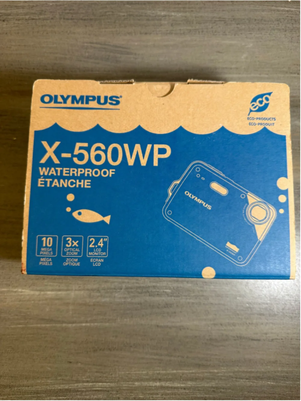 Olympus X-560WP 10MP Waterproof Digital Camera Red Boxed Receipt Y2K Digi Bundle